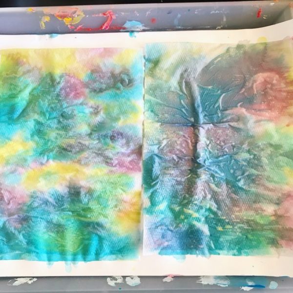 Invitation to Paint on Paper Towels with Pipettes - Day 17/31 Days of ...