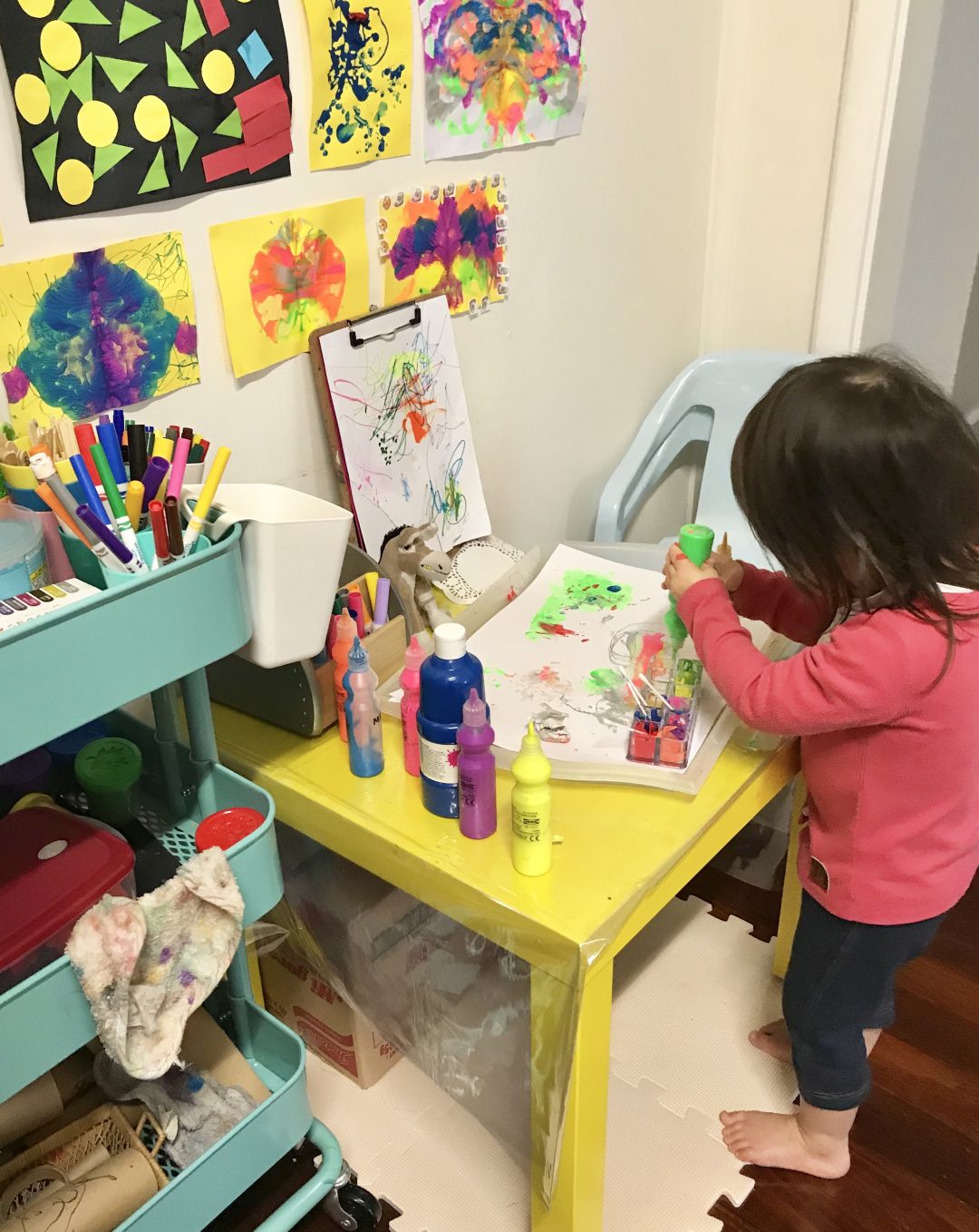 A Dedicated Art Space in the Home (Part 1) - Making Space for Creativity in  Our Household - Stories of Play
