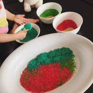 Invitation to Create with Coloured Rice - Day 9/31 Days of Invitation ...