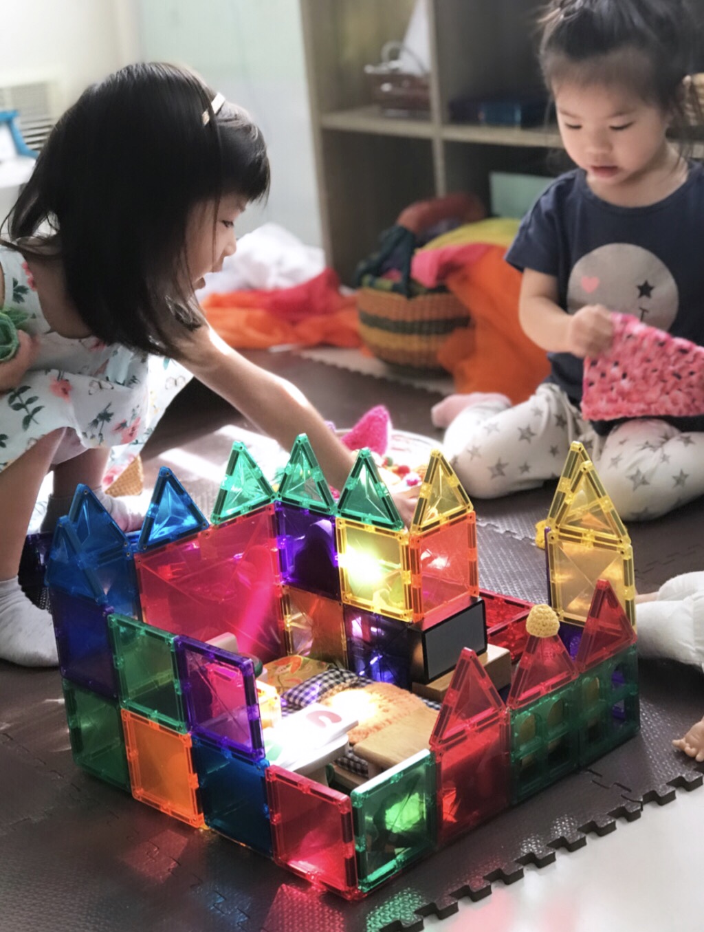 Magnetic Tiles Building Blocks Toy Stem Magnet Toys Gift Diy - Temu