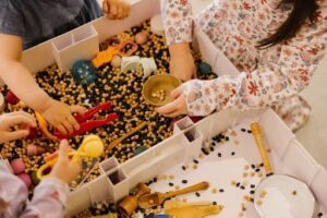 Children in loose parts play